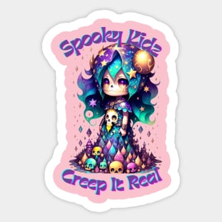 Spooky Kidz Creep It Real Sticker